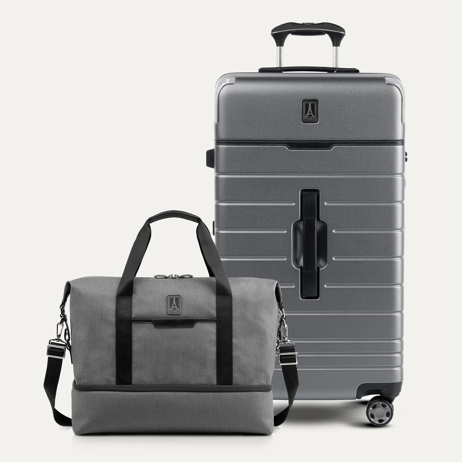 Travelpro® x Travel + Leisure® Large Check-In / Drop-Bottom Weekender Set